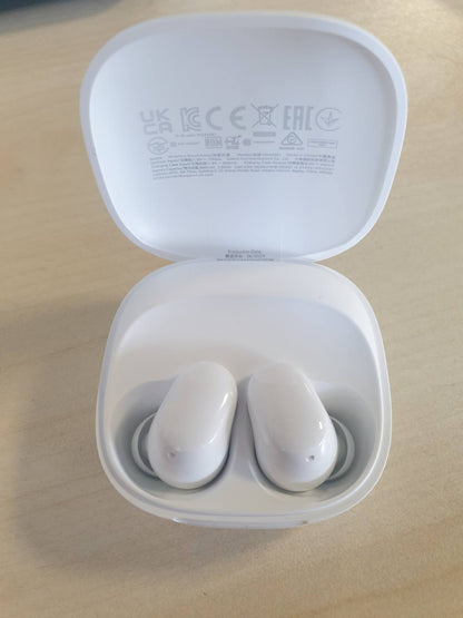 274089 - XIAOMI Redmi Buds 6 Play - Kufje pa tel, anulim zhurme, të lehta, deri në 36 orë jetëgjatësi baterie, Bluetooth 5.4, të bardha (Versioni ES)