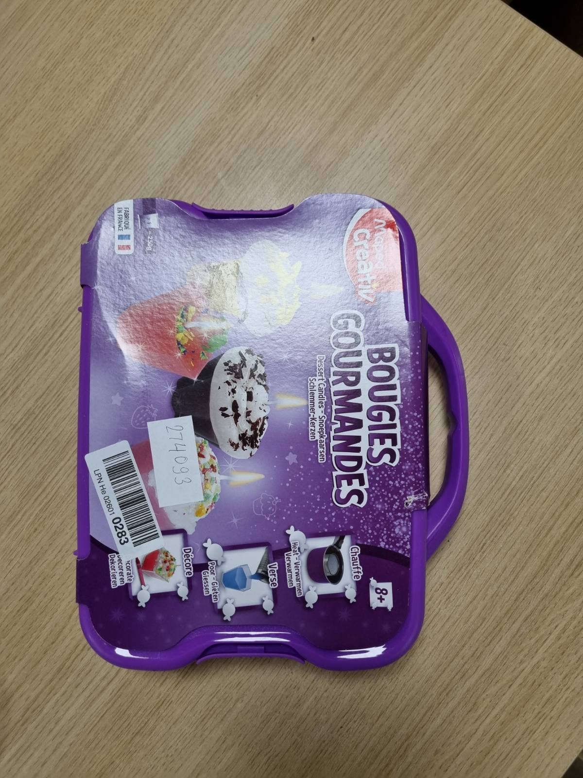 274093 - MAPED CREATIV Kit për Prodhimin e Qirinjve Gourmet për Fëmijë 8+ Vjeç - Aktivitet Artizanal, 18 copë