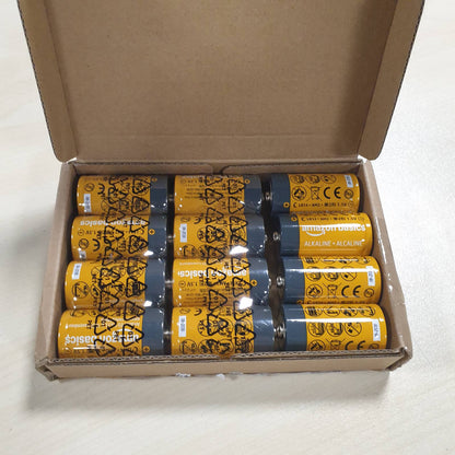 274172 - Amazon Basics Pako me 12 bateri alkaline C, 1.5 volt, afat ruajtjeje 5-vjeçar