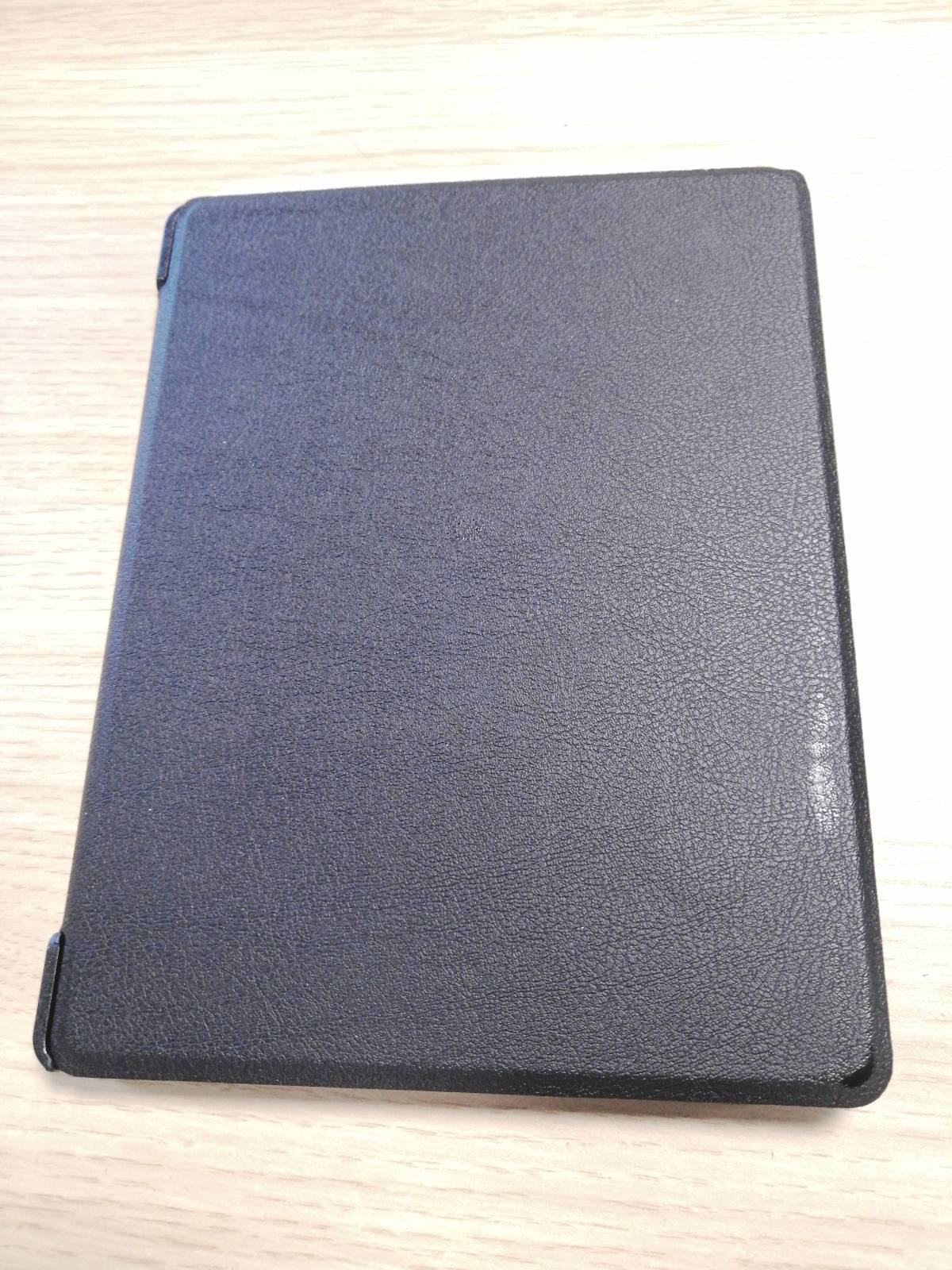 274192 - KEPUCH CUSTER Mbështjellëse për Kobo Aura H2O Edition 2, Mbulesë lëkure PU për Kobo Aura H2O Edition 2 - E zezë