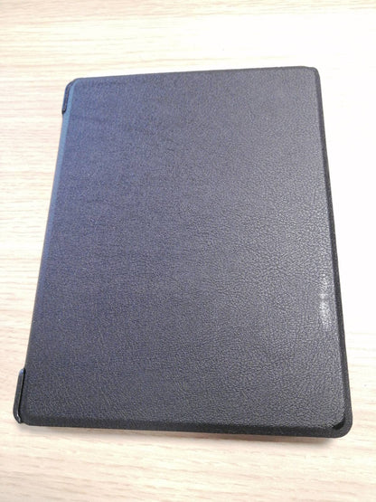 274192 - KEPUCH CUSTER Mbështjellëse për Kobo Aura H2O Edition 2, Mbulesë lëkure PU për Kobo Aura H2O Edition 2 - E zezë