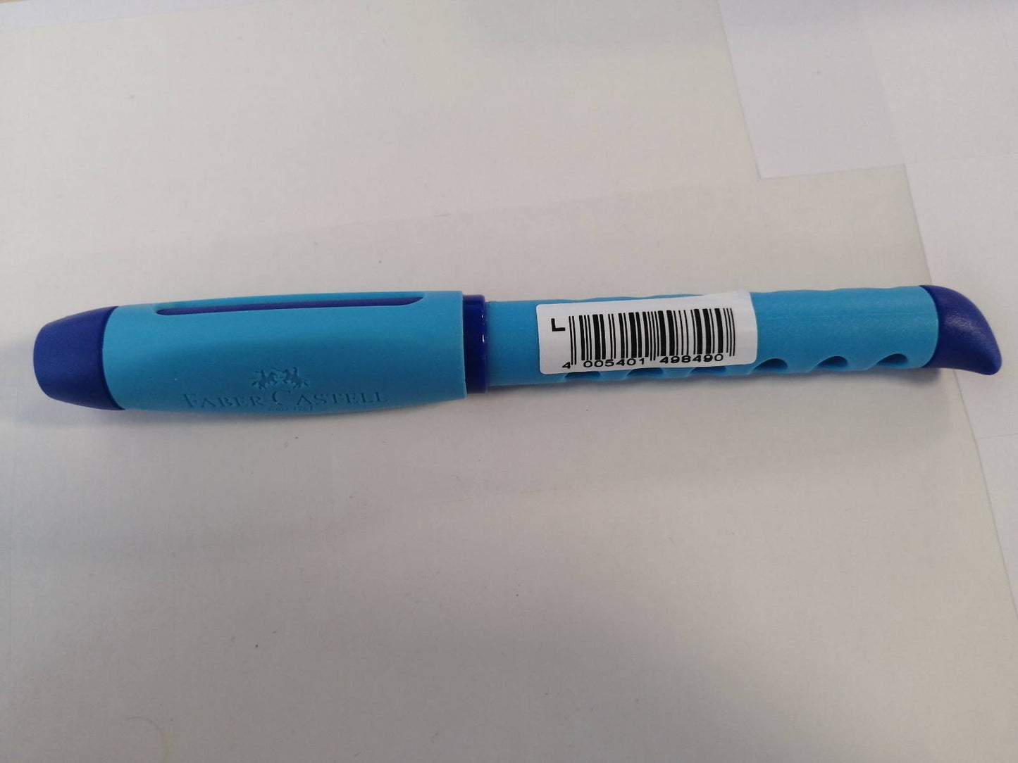 274220 - FABER-CASTELL 149849 Stilograf shkollor Scribolino, për majtakë, majë L, blu, 1 copë