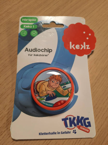 274239 - Çip audio Kekz për dëgjuesit e Kekz, TKKG Junior - Sallë ngjitjeje në rrezik, luajtje audio për fëmijë 5 vjeç e lart, kohëzgjatja e luajtjes afërsisht 56 minuta
