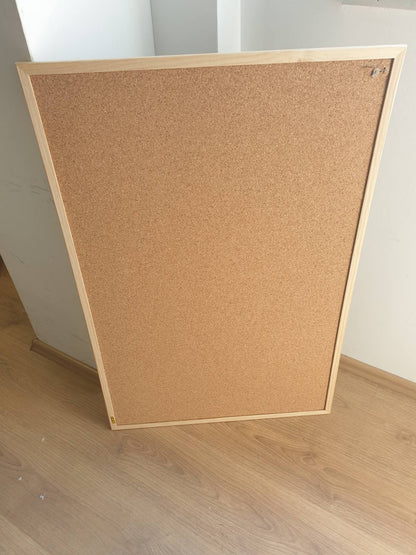274293 - BI-OFFICE Bi-Office Basic Cork Board, Kornizë prej druri pishe, 90 x 60 cm, kafe