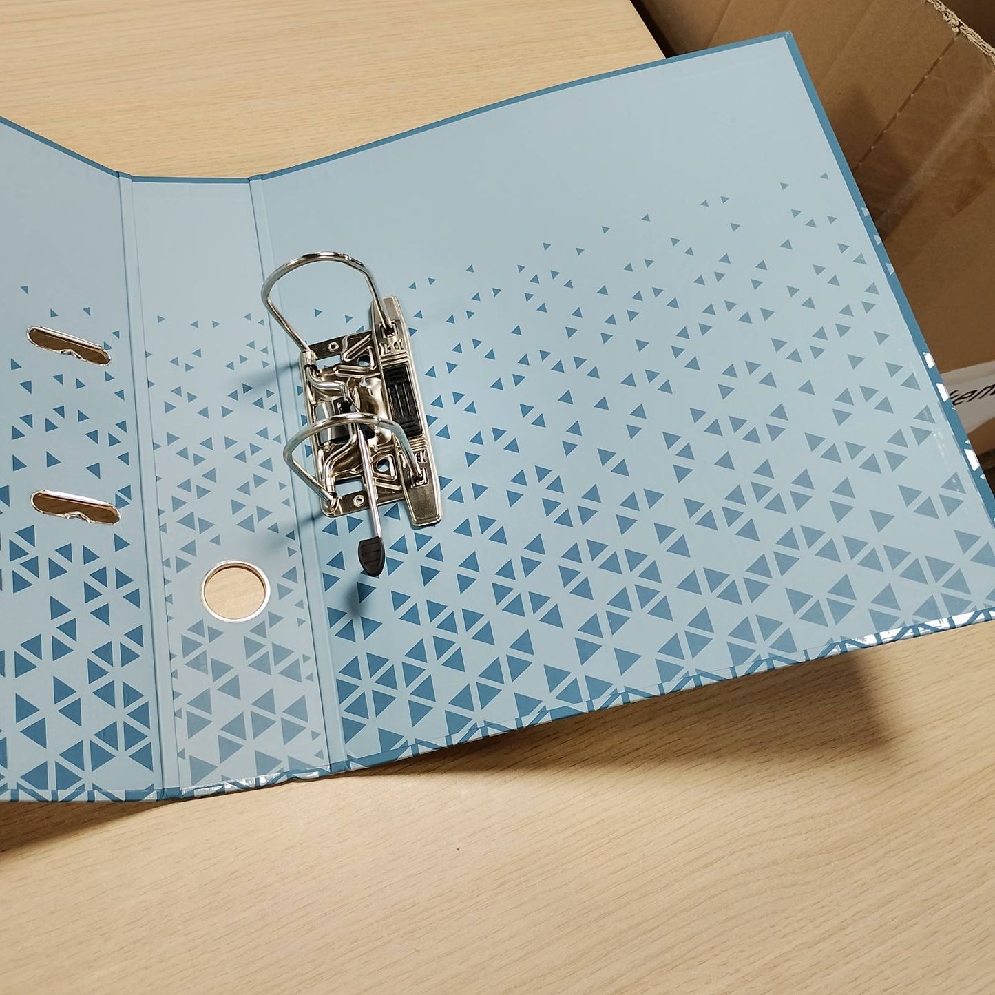 274304 - HERMA Dosje A4, blu, 7 cm e gjerë, dosje unazore për fëmijë, sipërfaqe e shndritshme, printim të brendshëm