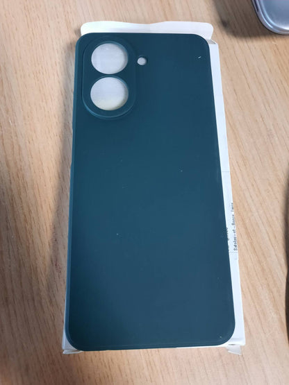 274390 - MIKULLE Mbështjellëse silikoni për Xiaomi Redmi A5 4G, me 2 mbrojtëse ekrani prej qelqi të temperuar, silikon i butë TPU, jeshile e errët