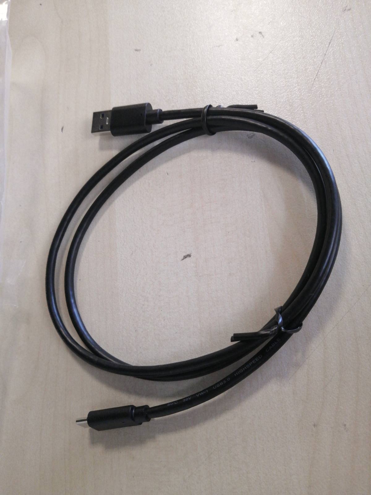 274434 - PREMIUMCORD Kabllo lidhjeje USB 3.2 Gen 2, SuperSpeed deri në 10Gbps, karikimi deri në 3A, 60W, USB Tipi A mashkull në USB Tipi C mashkull, i zi, gjatësi 1m
