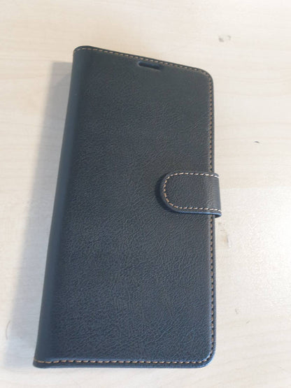 274479 - Mbrojtëse Fokusor për Samsung Galaxy A51 (6.5 inç), Mbulesë Mbrojtëse Lëkure për Samsung A51, [Vendet e Kartës] [Funksioni i Mbështetëses] [Mbyllje Magnetike] - E Zezë
