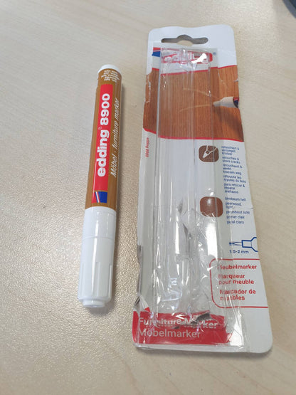 274496 - EDDING Shënues mobiljesh 8900, dru dardhe i çelët, majë e rrumbullakët 1.5-2 mm, për heqjen dhe retushimin e gërvishtjeve
