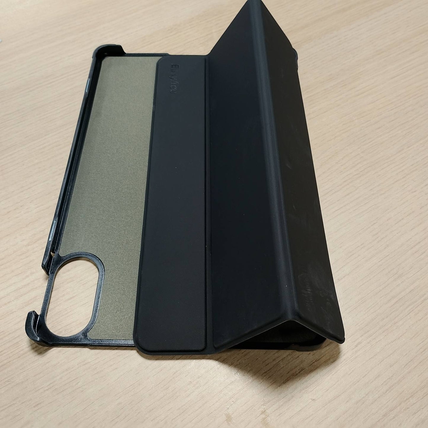 274543 - EASYACC Mbrojtëse për tabletin Redmi Pad 2 11 inç, Mbrojtëse e hollë me mbështetëse, e zezë