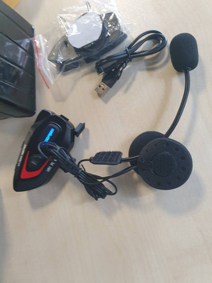 274636 - VCOROS Helmetë Motoçiklete me Interfon për 2 Kahje, Rezistent ndaj Ujit IP56, Tingull Hi-Fi, Asistent Zëri AI (VR1 Plus)