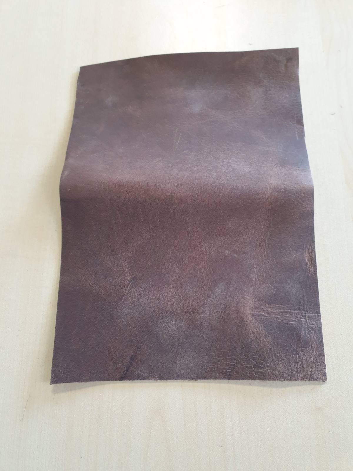 274749 - Lëkurë lope me pamje vintage dhe retro, Kafe, lëkurë e vajosur, lëkurë e trashë, min. DIN A5
