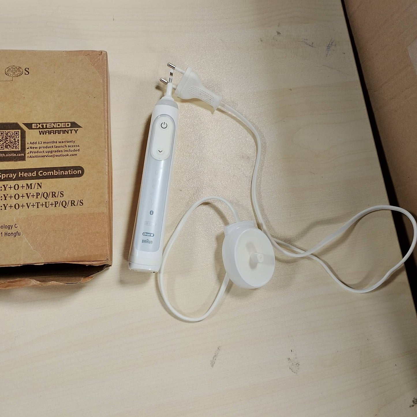274884 - ORAL-B Furçë dhëmbësh elektrike Genius X, 6 mënyra pastrimi, inteligjencë artificiale, aplikacion Bluetooth, e bardhë, projektuar nga Braun