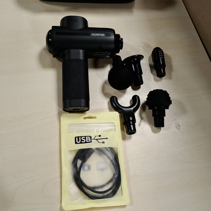 274924 - RENPHO Pistoletë masazhi deri në 3200 RPM, Masazhues me pistoletë masazhi me portë karikimi USB-C për lehtësim të relaksimit të muskujve
