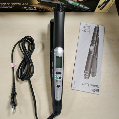 275013 - BRAUN Pjastër flokësh Satin Hair 7 ST 710 me teknologji IONTEC, material ceramic, 220°C maksimumi