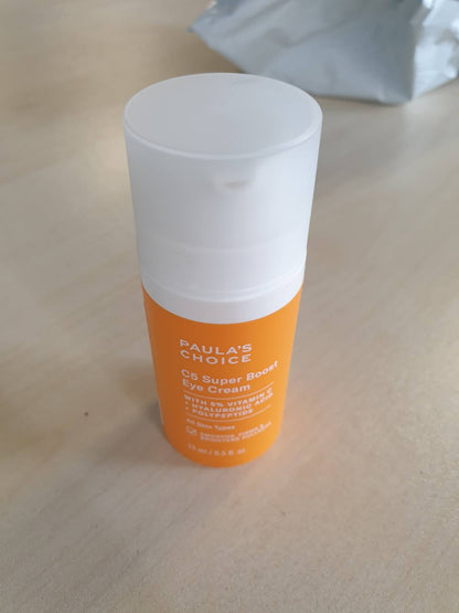 275150 - PAULA'S CHOICE Kremi për sytë C5 SUPER BOOST, trajtim me vitaminë C, 15 ml, kundër njollave dhe lëkurës me pamje të zbehtë