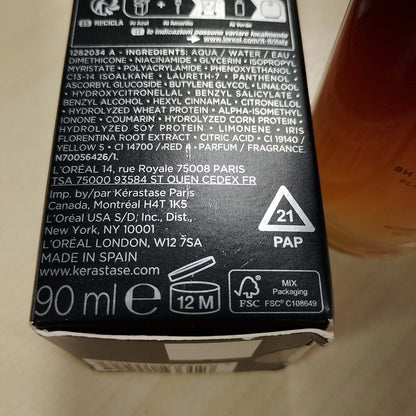 275166 - KÉRASTASE Serum Natës Ushqyes për flokë normalë deri pak të thatë, 90 ml, ushqyes dhe zbutës për shkëlqim dhe lehtësi në menaxhim, pa parabene, Serum Natës Magjik 8H.