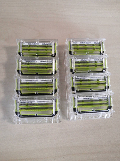 275228 - GILLETTE Brisqe rroje GilletteLabs për trup dhe zona intime, 8 tehe zëvendësuese, 2 tehe për mbrojtje kundër qimeve të rritura nën lëkurë