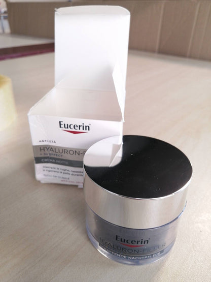 275252 - EUCERIN Krem nate Hyaluron-Filler 50 ml, Krem për fytyrën kundër rrudhave, me acid hialuronik, për të gjitha llojet e lëkurës