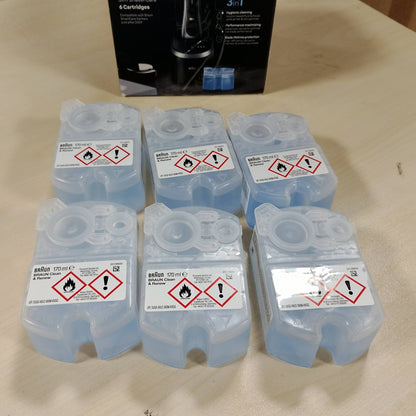 275286 - BRAUN Fishekë pastrimi 3-në-1 ShaverCare, Pako me 6, pastron rrojet 10 herë më mirë se uji