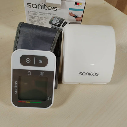 275455 - SANITAS Monitor i tensionit të gjakut SBC 15, për kyçin e dorës, matje automatike e tensionit të gjakut dhe pulsit, funksion paralajmërues për aritmi