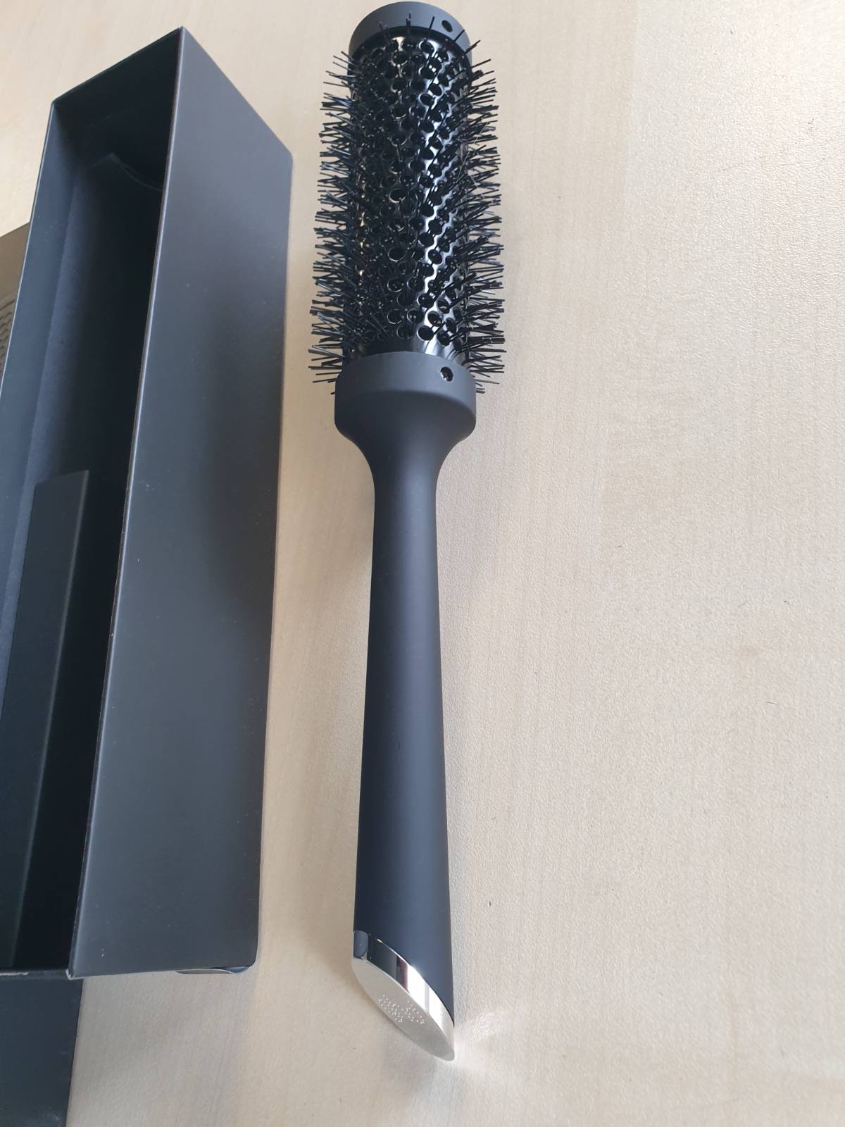 275497 - GHD - Furçë flokësh qeramike e rrumbullakët për tharësen e flokëve, për më shumë vëllim, rezultate të lëmuara, për të gjitha llojet e flokëve