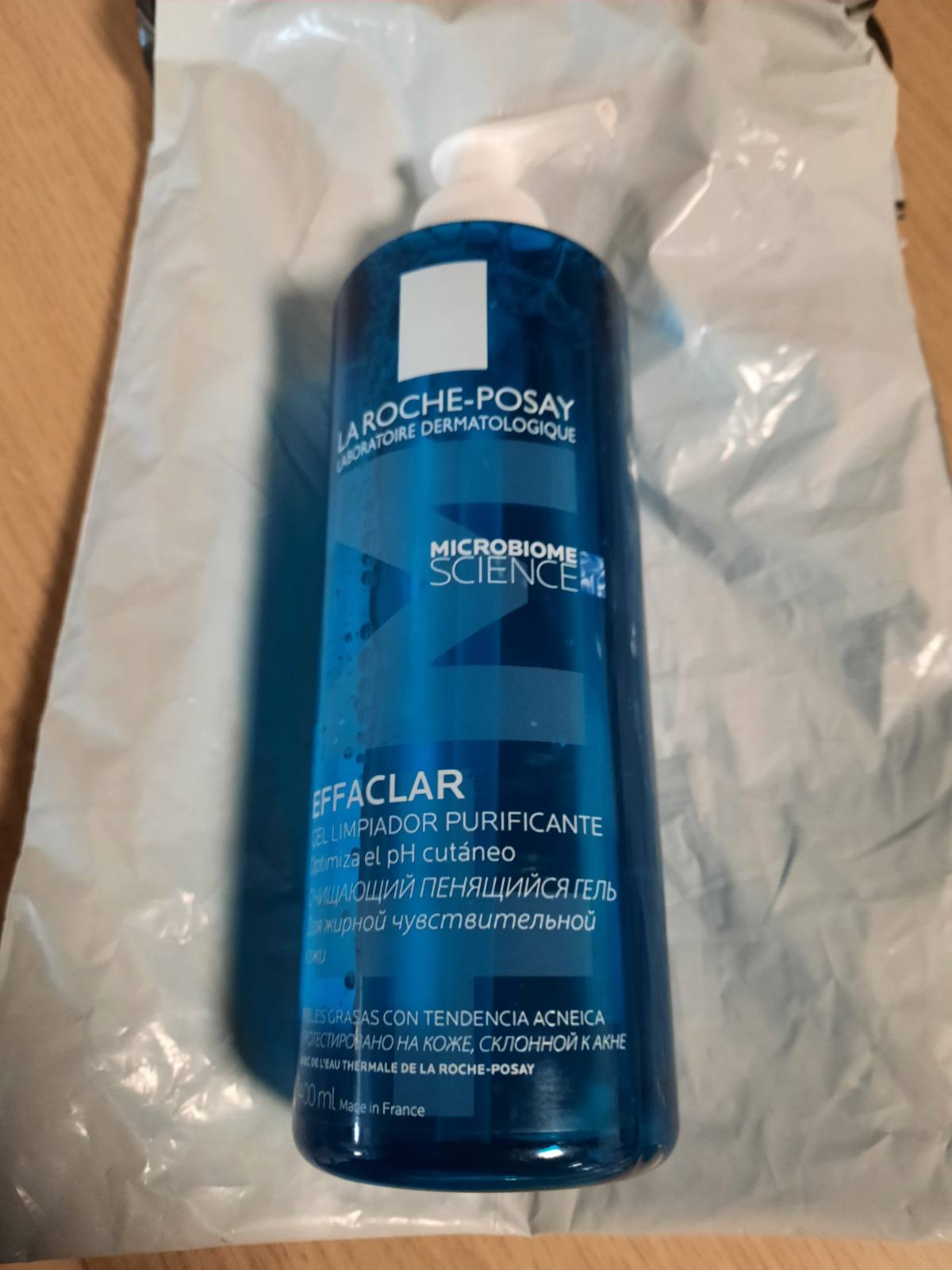 275506 - LA ROCHE POSAY Xhel pastrues Effaclar - 400 ml, për lëkurë të prirur ndaj akneve, veprim pastrues, i pasuruar me ujë termal dhe zink