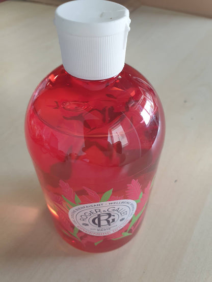 275549 - ROGER&GALLET Xhel Dushi Qetësues me Xhenxhefil të Kuq 500ml, Ekstrakt Natyral Xhenxhefili dhe Aloe Vera