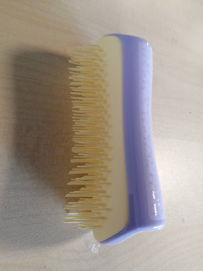 275649 - Tangle Teezer Furçë për Çlirimin e Qenve për Qen të Vegjël, për Përdorim të Tharë ose në Vaskë, Vjollcë dhe e Verdhë