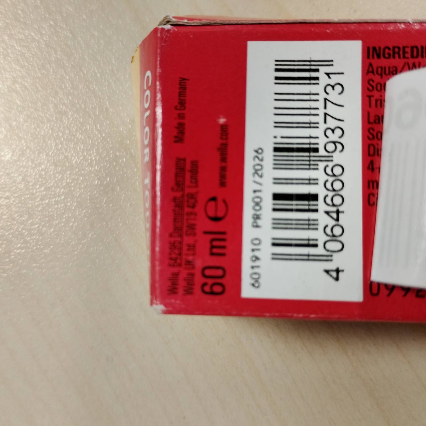 275756 - WELLA PROFESSIONALS - Color Touch Rich Naturals, Ngjyrë intensive vegane pa amoniak, 60ml, 9/16 Bjonde e Çelët Vjollcë Hiri, zgjasin deri në 28 larje