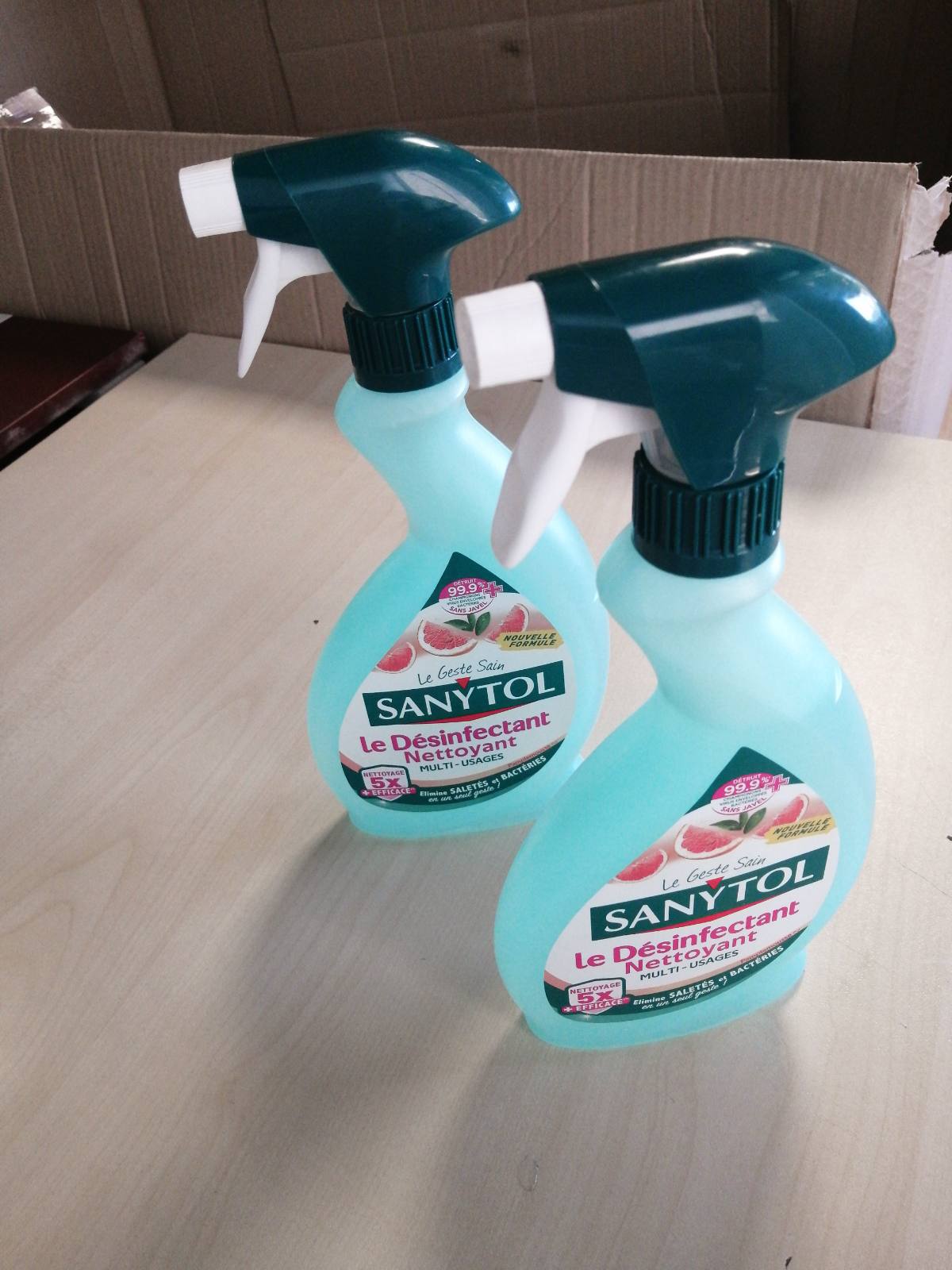 275847 - SANYTOL Pastrues Dezinfektues Shumëfunksional, Aromë Grejpfruti, 500 ml, Pako me 3, Pa zbardhues, Testuar dermatologjikisht