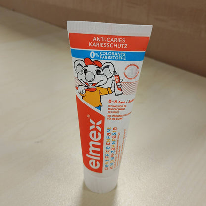 275978 - ELMEX - Pastë dhëmbësh për foshnje dhe fëmijë 0-6 vjeç, 75 ml, mbron dhëmbët e qumështit, kundër kariesit, 0 ngjyrues
