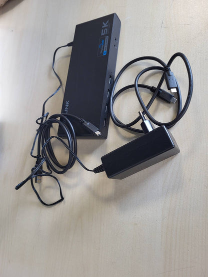 276053 - WAVLINK Stacion Dokimi DisplayLink, Universal USB-C me 2 × HDMI & DP, Gigabit Ethernet, 6 × USB 3.0, Audio, Mikrofon, i pajtueshëm me Mac OS dhe Windows