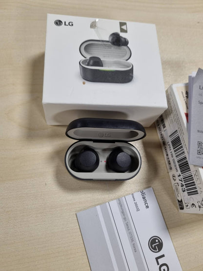 276073 - LG XBOOM BUDS – Kufje Sportive Bluetooth, Kufje Bluetooth pa tel për në vesh me anulim zhurme ANC, të zeza