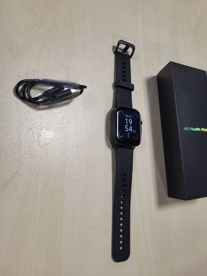 276116 - FUNKER SW10 Easy Care 4G, Orë dore për të moshuarit me telekomandë, Gjurmues GPS, Zbulim rënieje, Buton ndihme SOS, Veçori sigurie dhe konfigurim në distancë, e zezë, 5.2 x 3.9 x 1.5 cm, Moderne