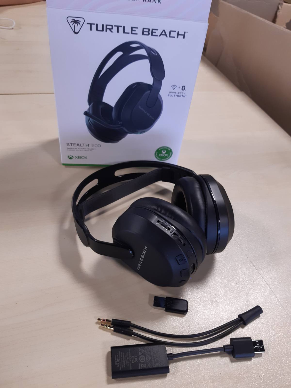 276186 - TURTLE BEACH Kufje pa tel për lojëra Stealth 500 të zeza me bateri 40 orë dhe Bluetooth për Xbox Series X ose S, PC dhe celular