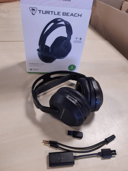 276186 - TURTLE BEACH Kufje pa tel për lojëra Stealth 500 të zeza me bateri 40 orë dhe Bluetooth për Xbox Series X ose S, PC dhe celular