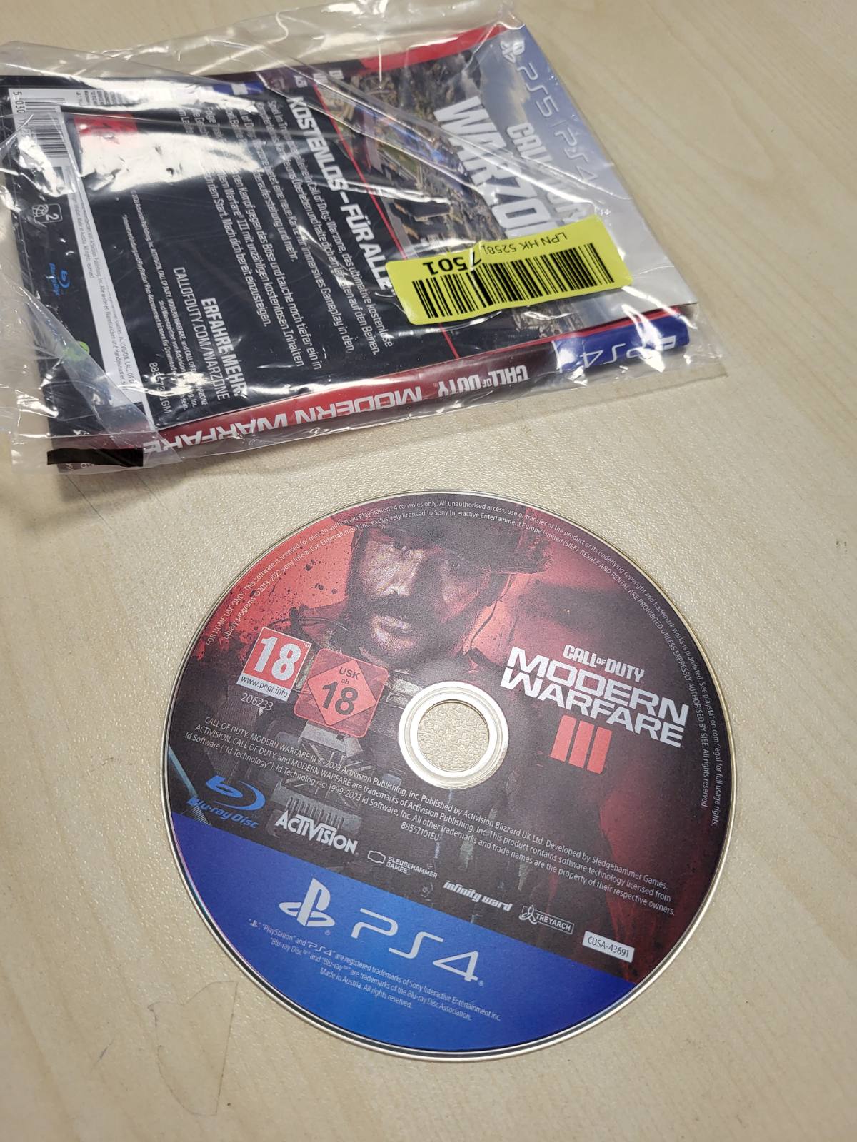 276280 - CALL OF DUTY: Modern Warfare III (Playstation 4)