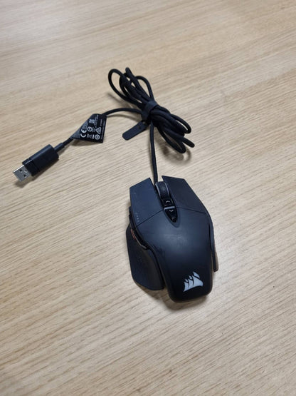 276286 - CORSAIR M65 RGB ULTRA Maus për lojëra me tela - 26,000 DPI - Çelësa optikë - Teknologji hiper-përpunimi AXON - i pajtueshëm me iCUE - i zi