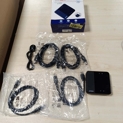 276330 - ATEN Ndërprerës periferik US434-AT USB 3.0 me 4 porta, i zi
