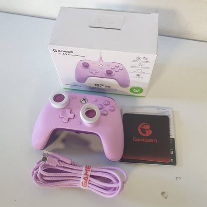 276437 - GAMESIR Kontrollues me Tel G7 SE për Xbox Series X|S, Xbox One dhe Windows 10/11, Gamepad për Lojëra Plug and Play me Joystick me Efekt Hall/Shtypës Hall, Prizë Audio 3.5 mm (Lila)