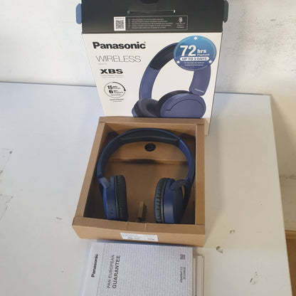 276450 - PANASONIC HF630B Kufje Pa Tel për Rrugë, Në Vesh, Mikrofon i Integruar, Bluetooth 5.3, Shumëpikëshe, Dizajn Rrotullues, Deri në 72 Orë Riprodhim, USB-C, Blu
