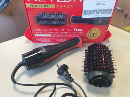 276498 - REVLON RVDR5298E 1-Step Volumizer Plus, kokë e shkëputshme, fuçi qeramike me titan, furça stilimi me kunja karboni të aktivizuar, teknologji jonike me turmalinë, ngjyra e zezë