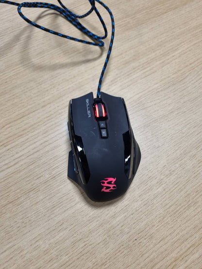 276540 - SHARKOON Skiller SGM1 Maus për Lojëra, 10800 DPI, Ndriçim RGB, 12 Butona, Sistem Rregullimi Peshe, Softuer, i Zi