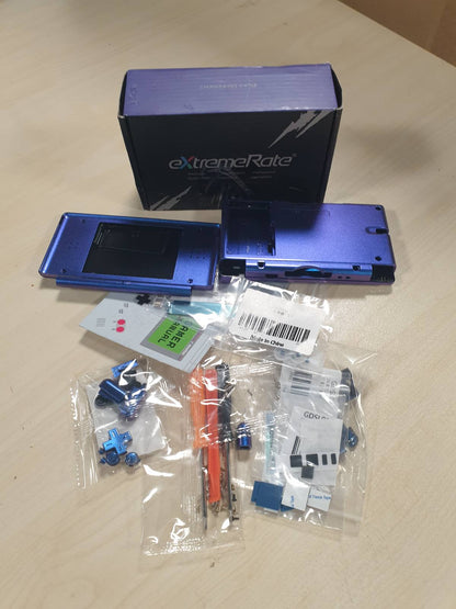 276554 - eXtremeRate Kuti e plotë për Nintendo DS Lite NDSL, Kuti e plotë zëvendësuese "Bëje vetë", butona dhe aksesor mbrojtës ekrani, Vjollcë blu - NUK përfshihet konsola