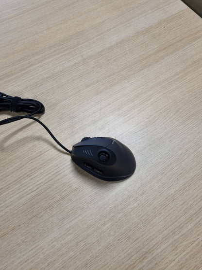 276635 - Zelotes Maus Ergonomik me Levë Drejtimi, 10000 DPI, 11 Butona të Programueshëm, Maus Optik Vertikal për Lojëra USB me Kabllo, për Laptop, Kompjuter, PC, i Zi