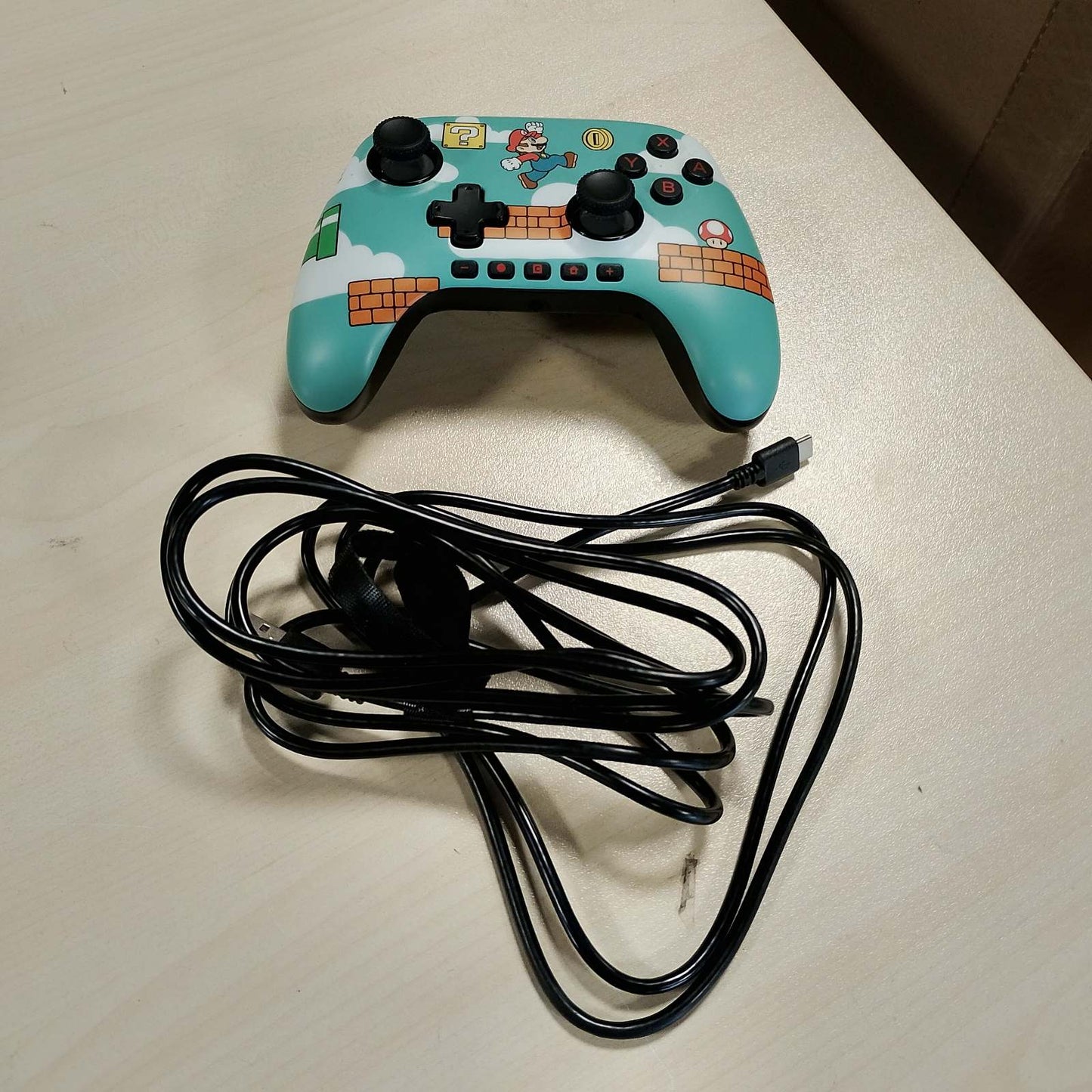 276647 - PowerA Advantage Kontrollues me Tel për Nintendo Switch 2 - Është Koha e Marios, Zyrtarisht i Licencuar, Efekte Reverb, Butona të Caktueshëm, Kontrollues Pro, Buton C, Kontroll i Integruar Audio