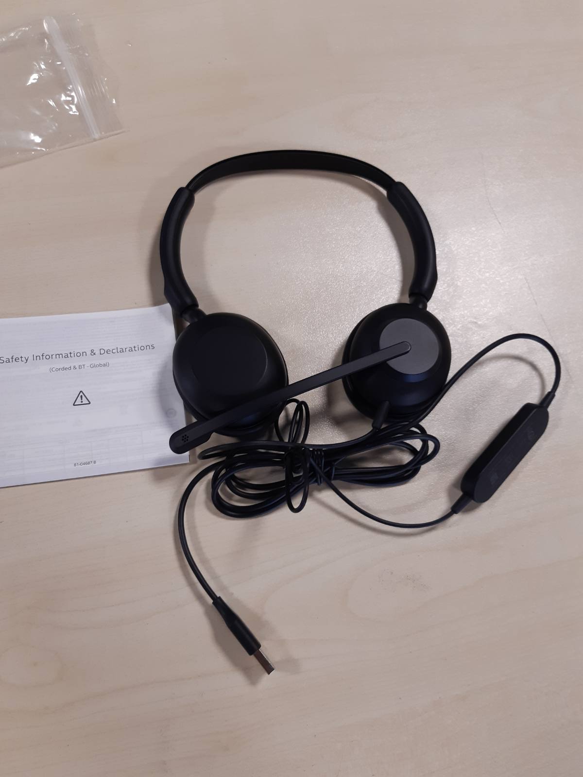 276649 - JABRA Kufje me Tel Evolve 10 me Mikrofon Anulues Zhurmës për PC/Laptop, USB-A, I Certifikuar TCO, Dizajn i Lehtë, Kontroll i Vëllimit/Thirrjeve, E Zezë