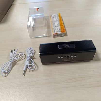 276697 - MUSICMAN Altoparlant Portativ MA Soundstation, Zë Stereo, Radio FM, MP3 Player, USB, AUX/Line-In, Vend për Kartë MicroSD, 6 Orë Kohëzgjatje Luajtjeje, i Zi