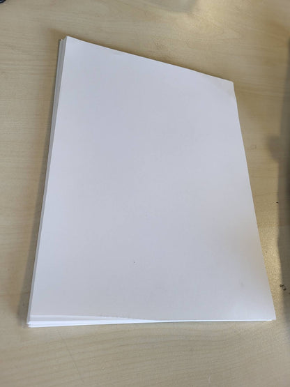 276761 - Clairefontaine 975203C Pako me 25 fletë letre alfabetike | 250g | 24 x 32cm | e bardhë